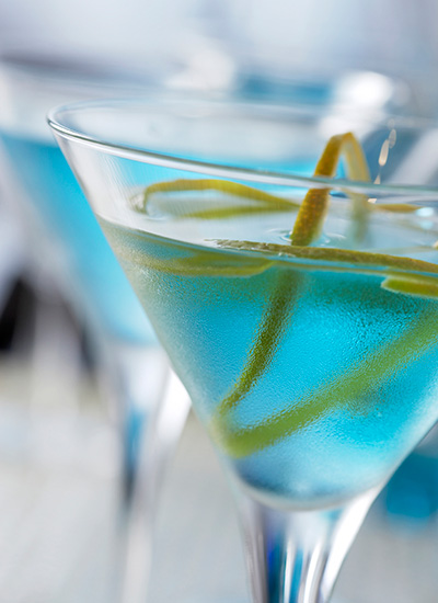 Blue martini