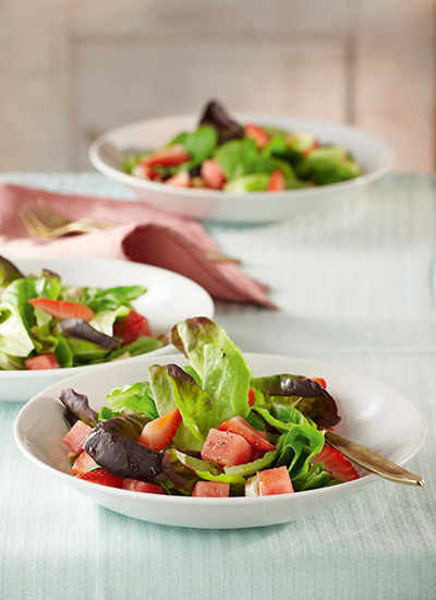 Ensalada de sandía y nueces