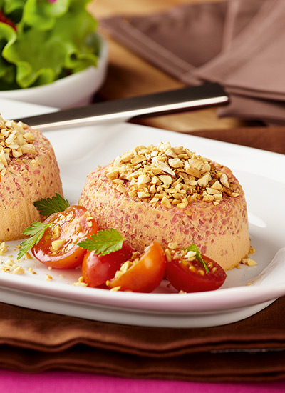 Flan de quinua