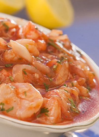 Ceviche de camarón