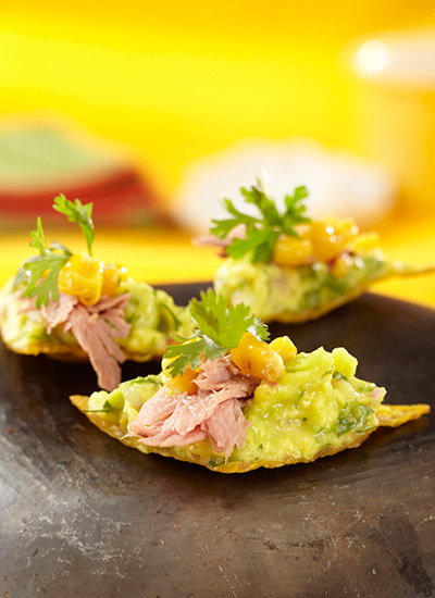 Patacones con lomo de cerdo al peperoncino