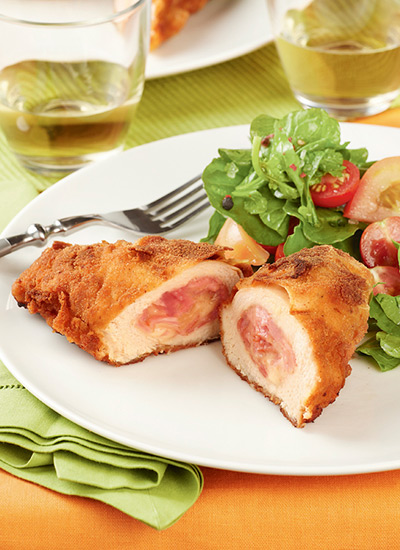 Pechuga de pollo cordon bleu