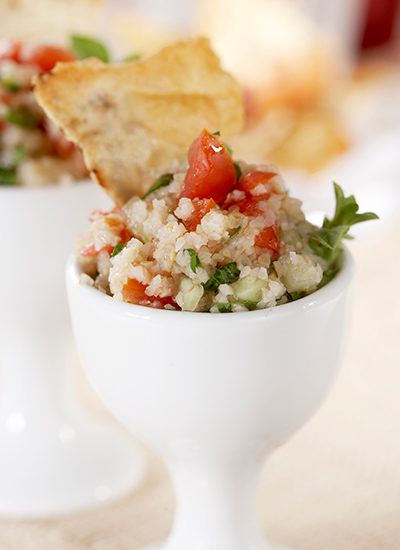 Tabbouleh con menta