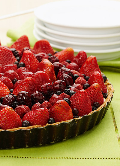 Tarta de frutos rojos