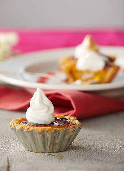 Tartaletas de ahuyama con merengue