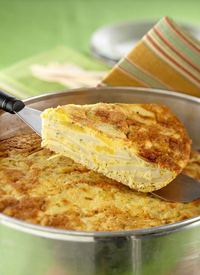 Tortilla de papa criolla y sabanera