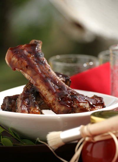 Costillas de cerdo en salsa de tamarindo.