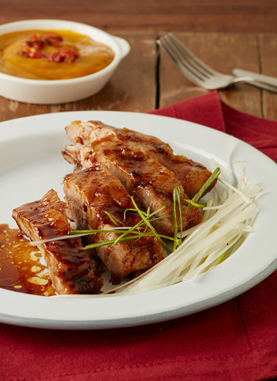 Costillas en BBQ de mango